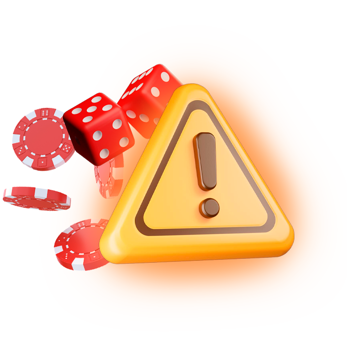 Play carefully and responsibly on the casino website.